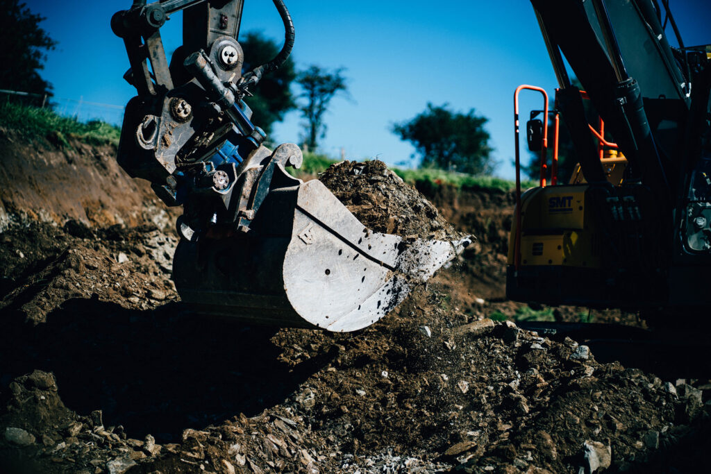 Réalisation de travaux de terrassement par Gebrüder Lenges