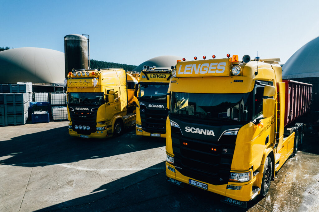 Transport de résidus organiques pour biométhanisation - Service unique de Gebrüder Lenges alliant transport et traitement des résidus